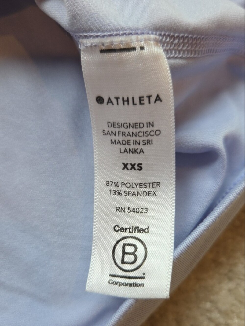 Athleta Light Lavender Racerback Performance Tank - Picture 3 of 5